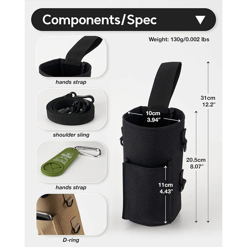 Celestial Magnetic Gym Water Bottle Bag Holder