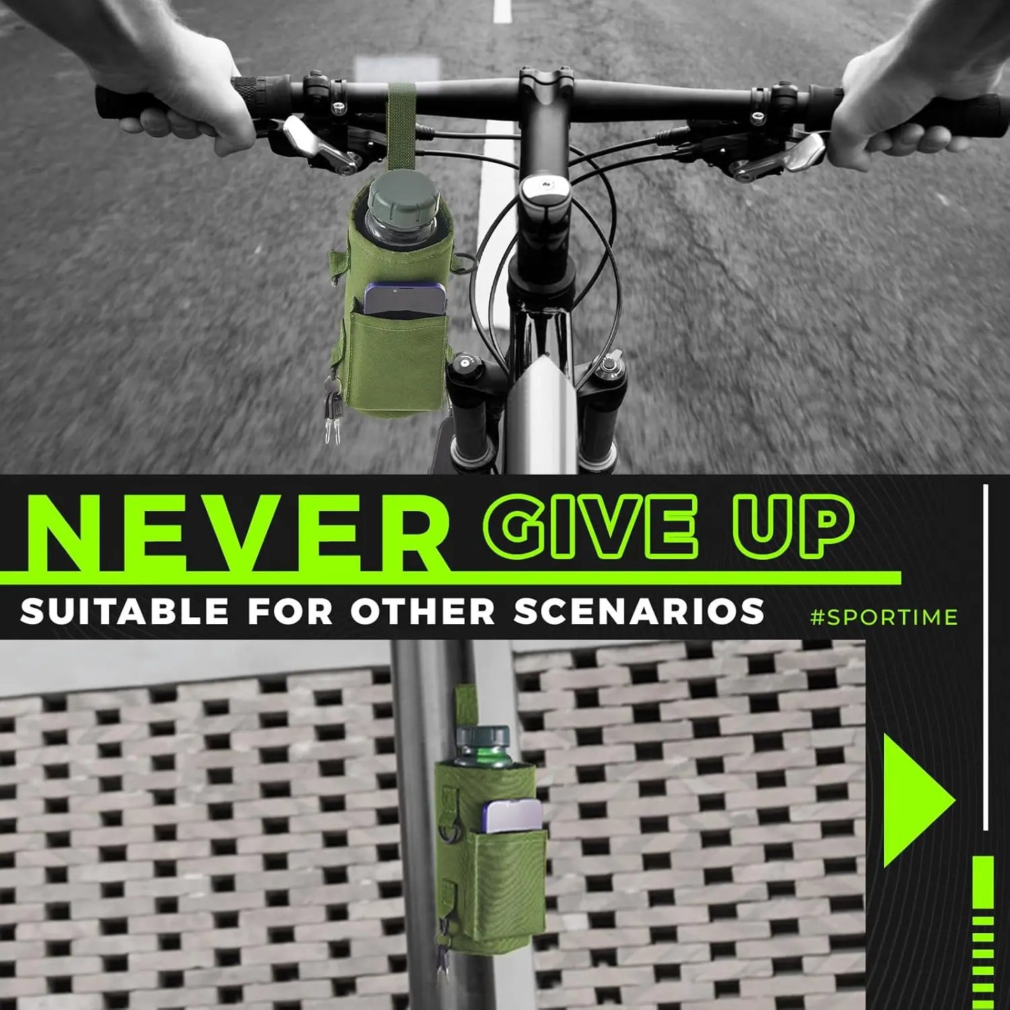 Celestial Magnetic Gym Water Bottle Bag Holder