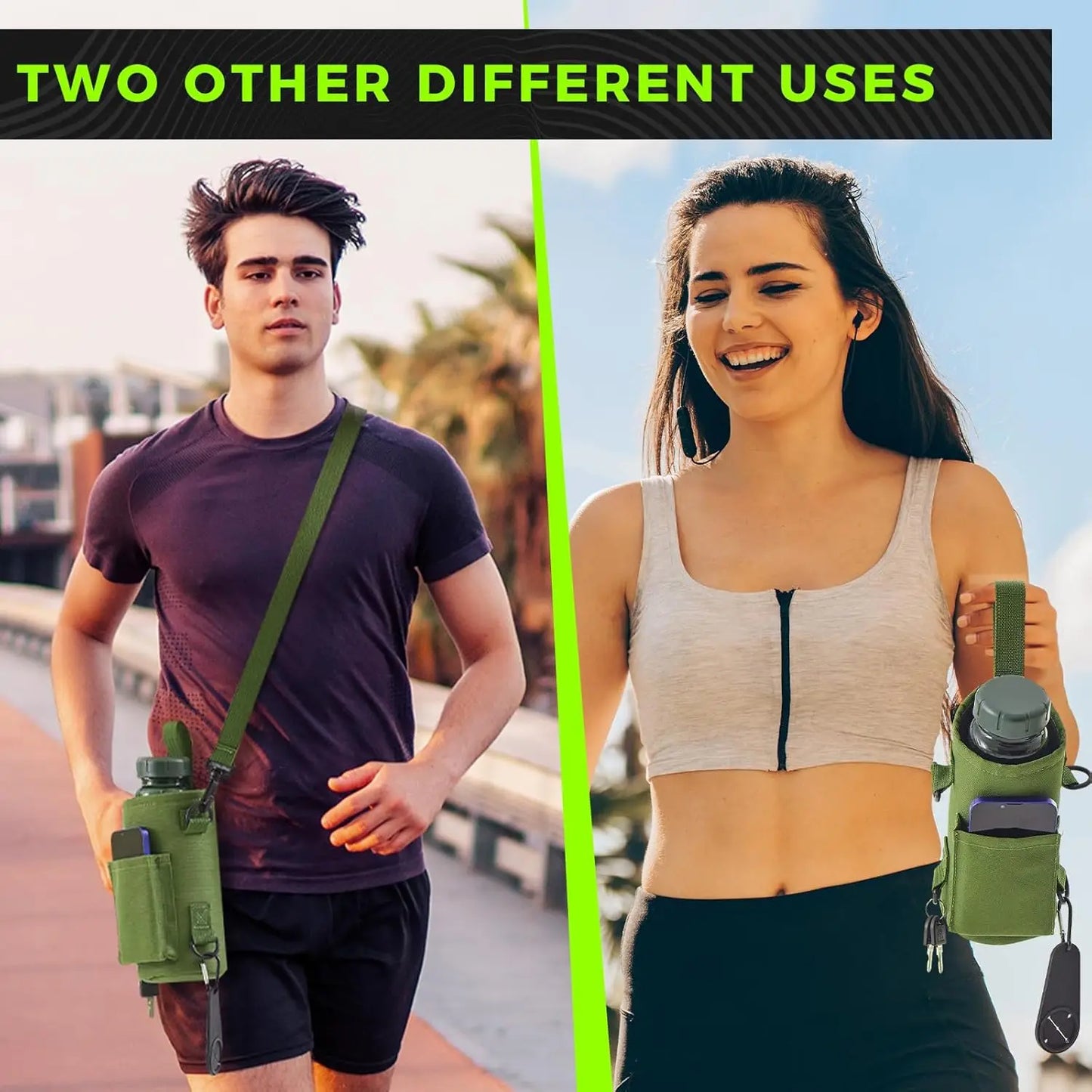 Celestial Magnetic Gym Water Bottle Bag Holder